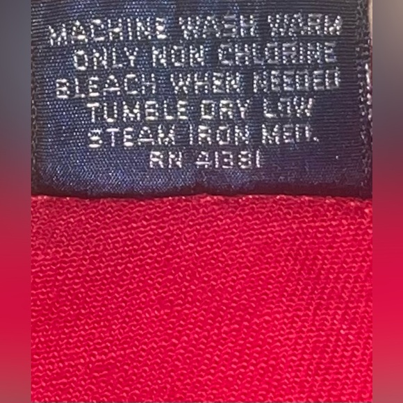 Vintage 80s Polo Ralph Lauren Red Harrington Jacket Embroidered Pony Size M RARE - Picture 8 of 9